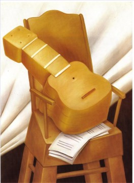 chair - Guitar and Chair Fernando Botero
